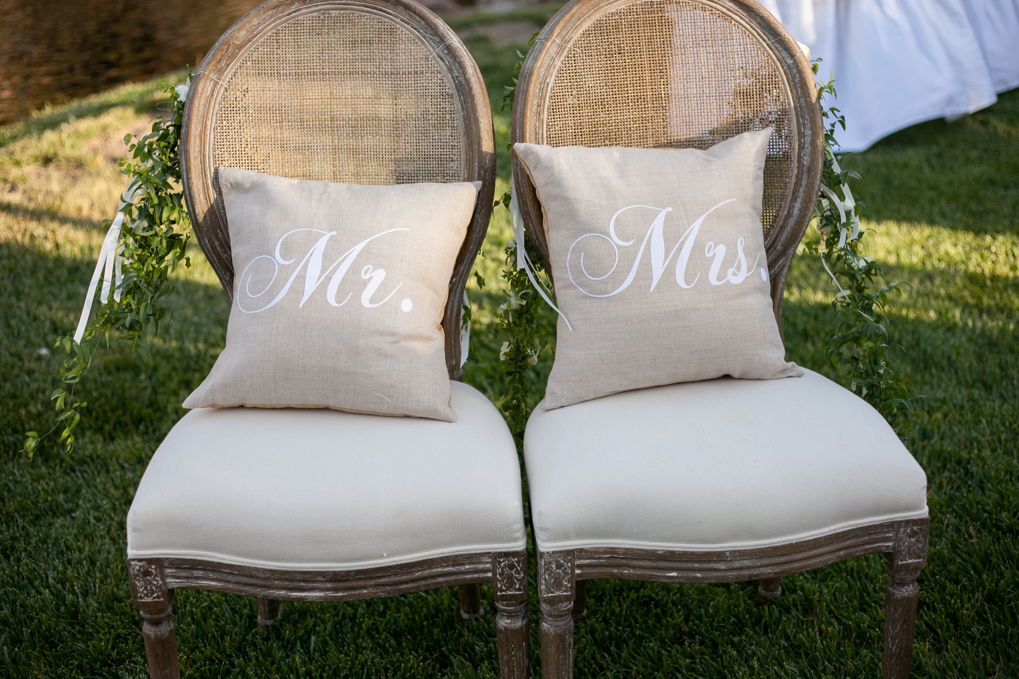 Mr Mrs Chairs No Worries Event Planning